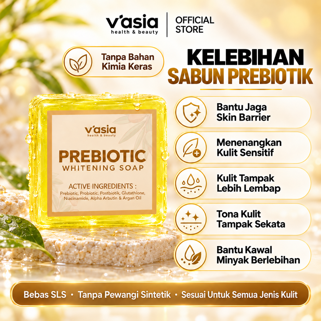 Kelebihan Prebiotic Soap
